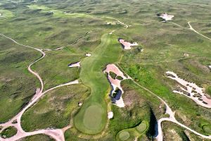 Sand Hills 18th Reverse Aerial